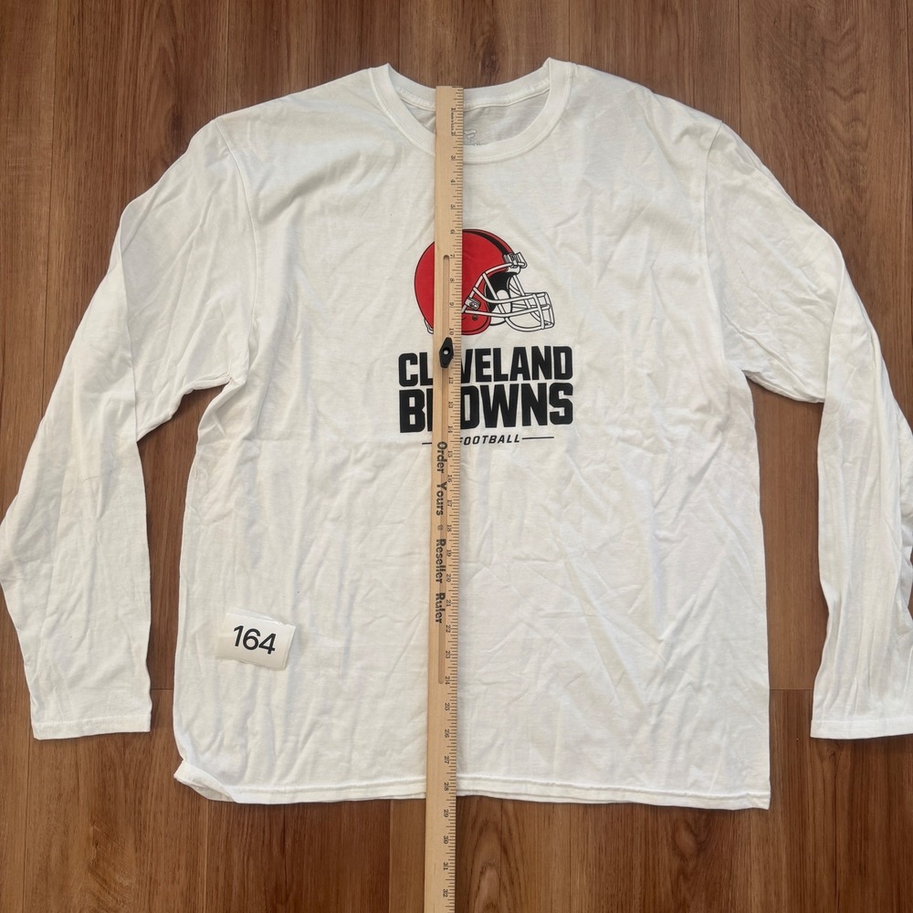 Cleveland Browns Football Fanatics White‎ Long Sleeve NFL T-Shirt XL - Picture 5 of 5